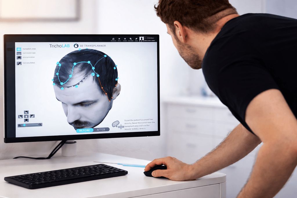 TrichoLab hair transplant planning