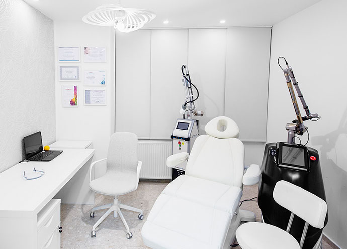 HairHungary Klinik – Behandlungszimmer